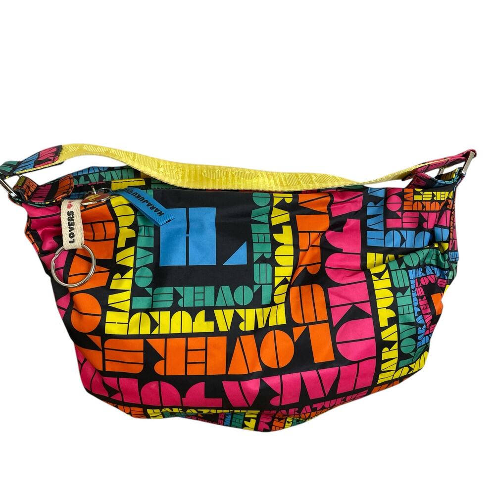 Harajuku Lovers Purse Multicolor Shoulder Bag Candy Squaresville Y2K Colorful